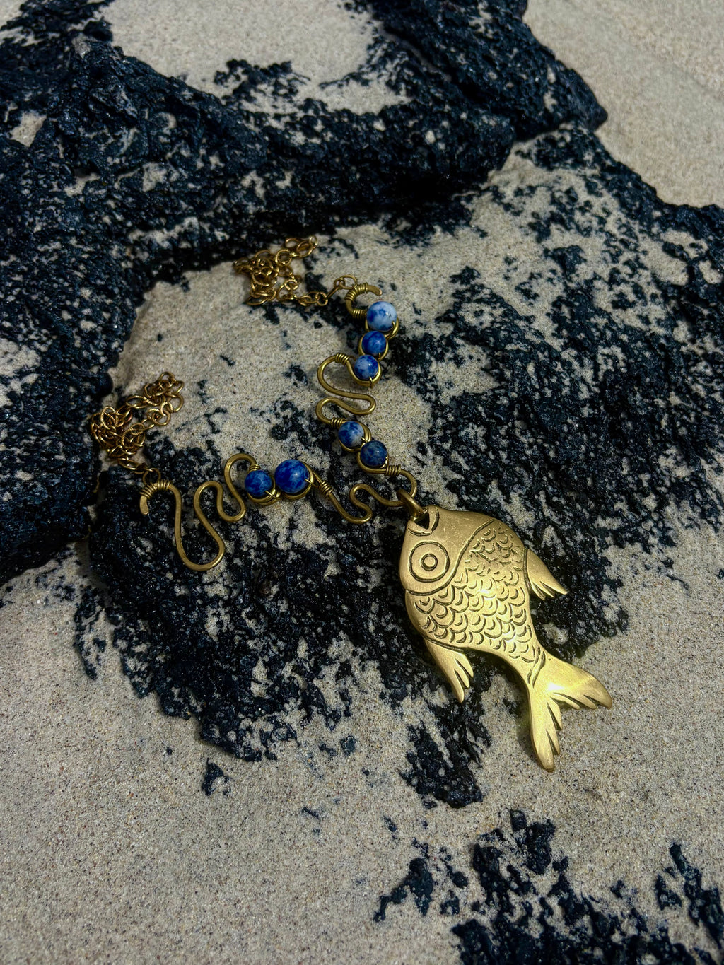 Pre-Order - Malleata Collection Large Fish Pendant