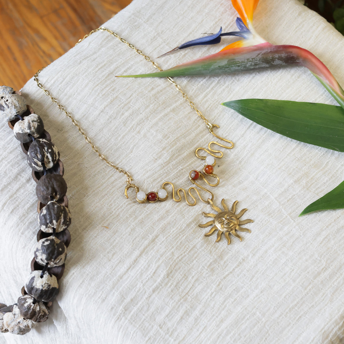 Malleata Collection- Traditional Brass Sun