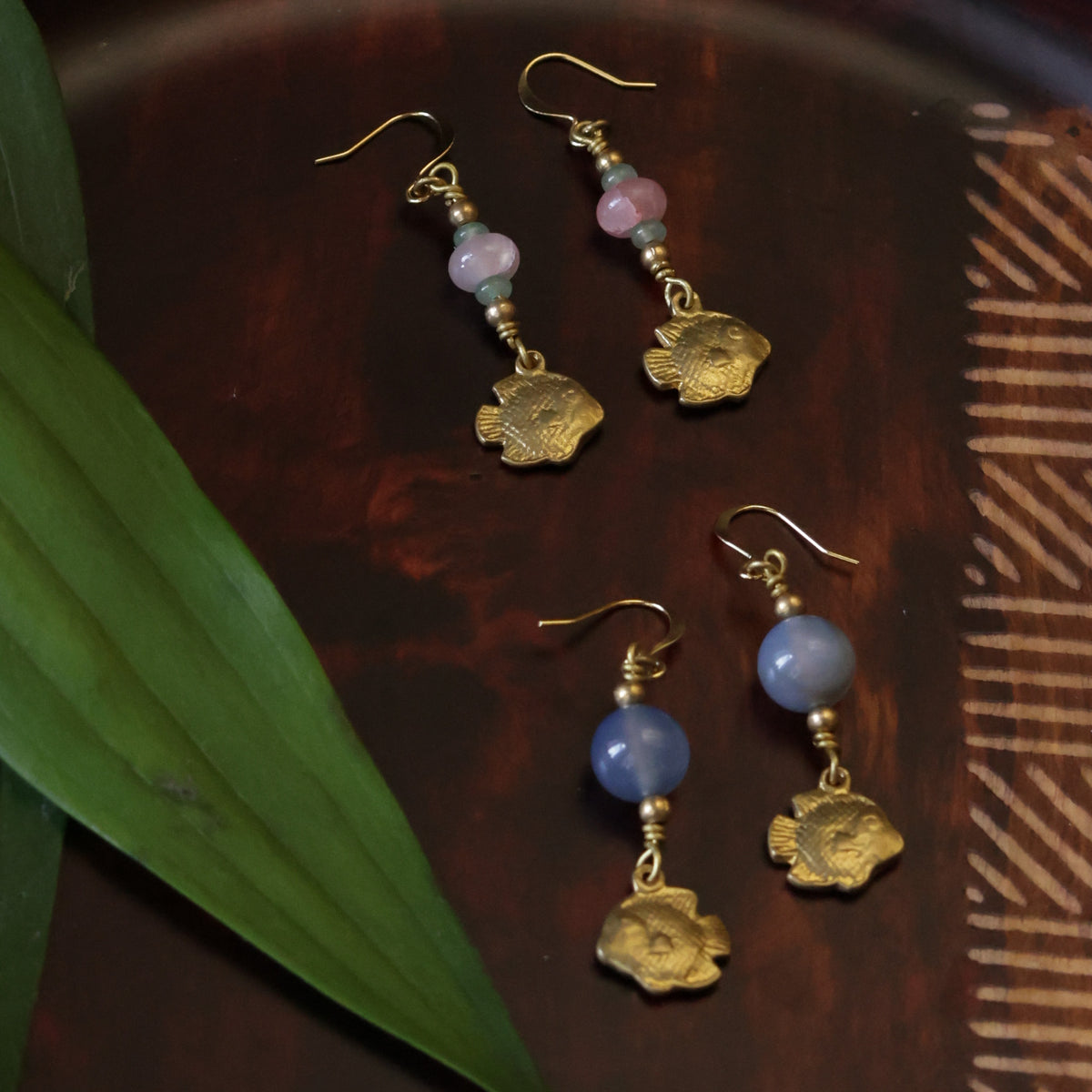 Earrings Brass Fish 2