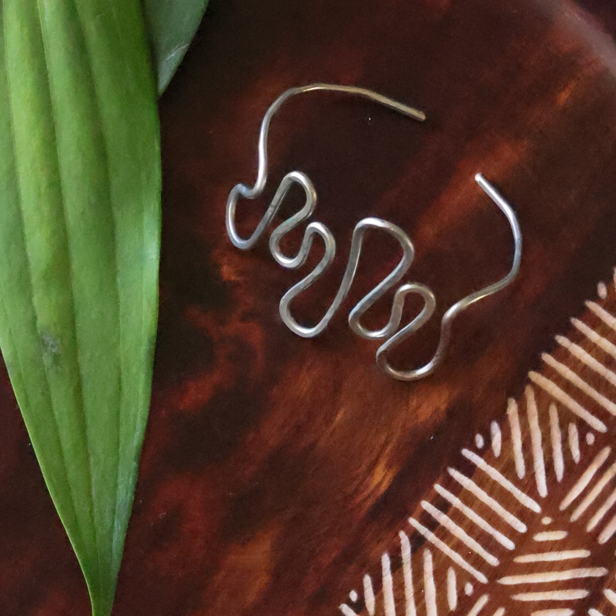 Custom Silver Hammered Bracelet