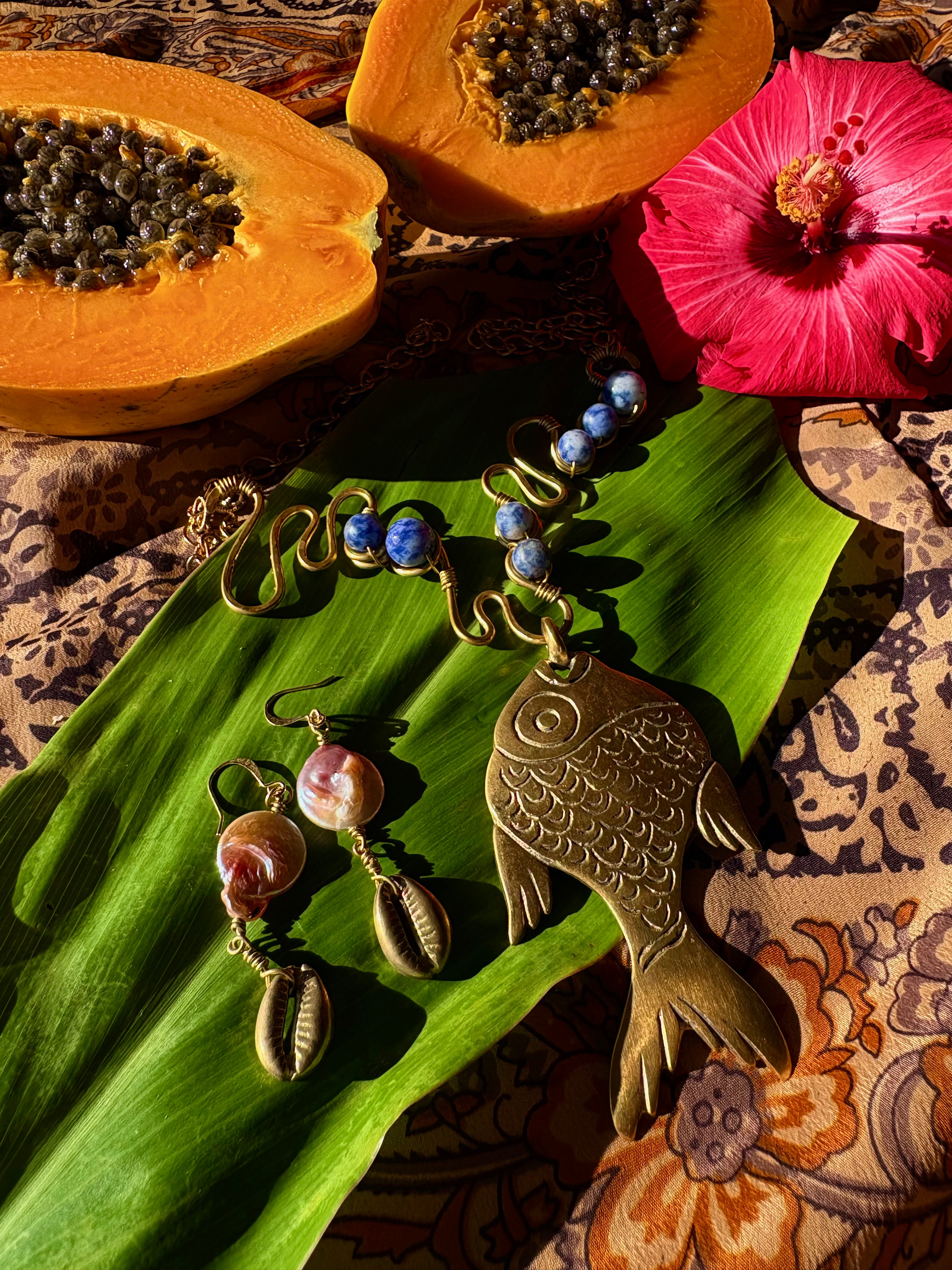 Pre-Order - Malleata Collection Large Fish Pendant