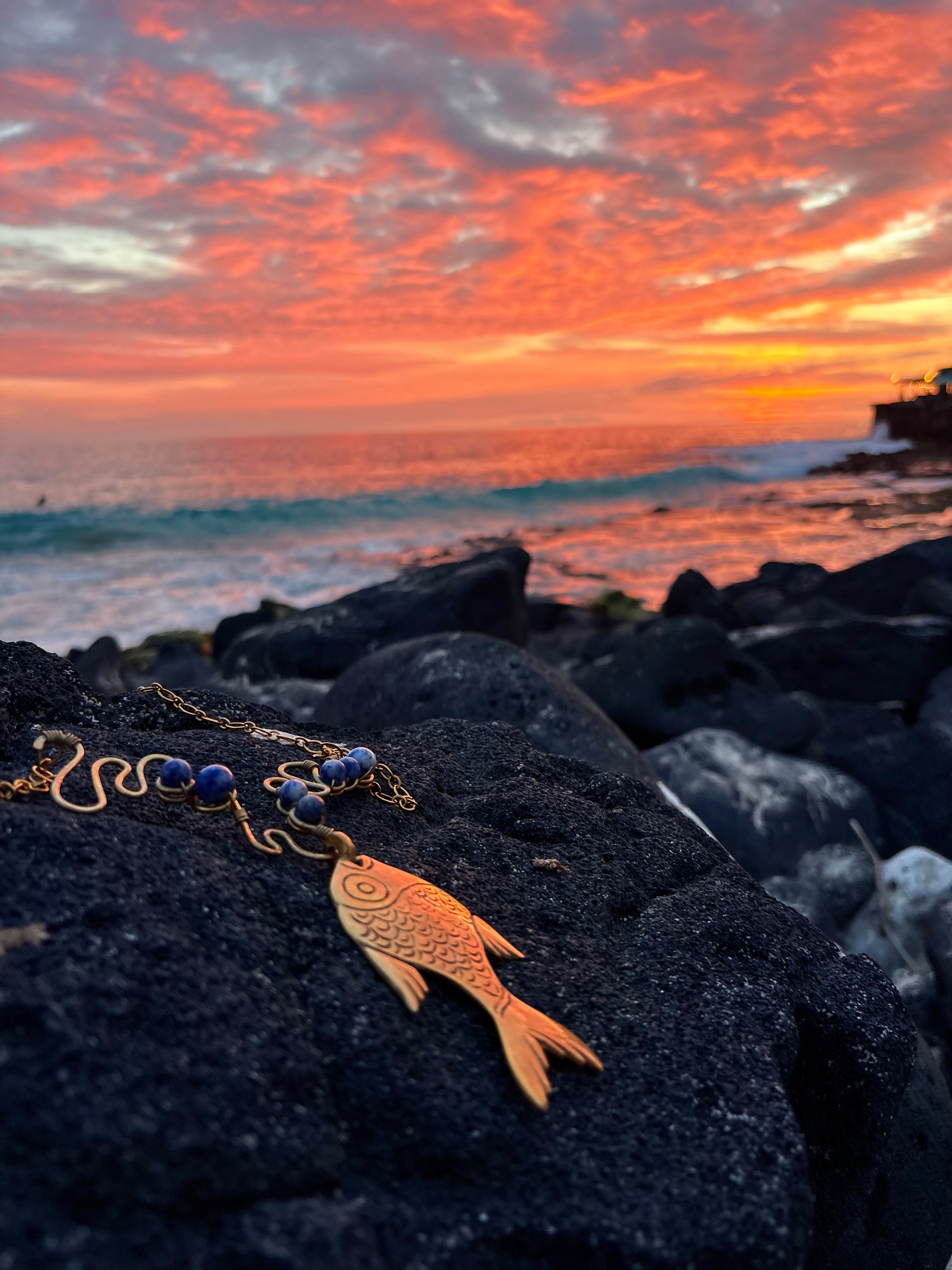 Pre-Order - Malleata Collection Large Fish Pendant